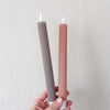 Led Kaars Taupe