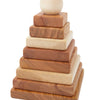 Houten stapeltoren Piramide Wooden story