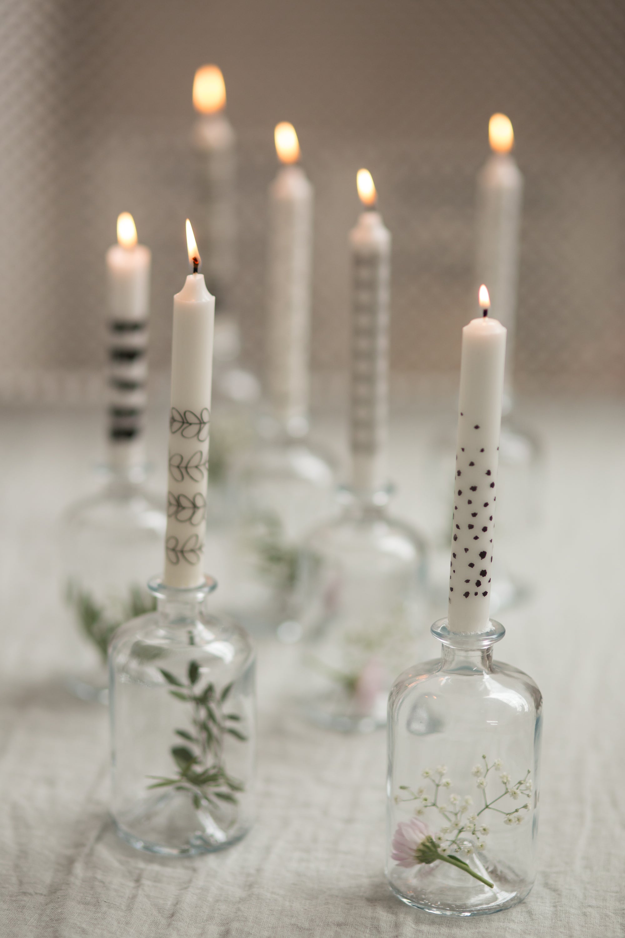 By Kimmi kaarsen zwart/wit